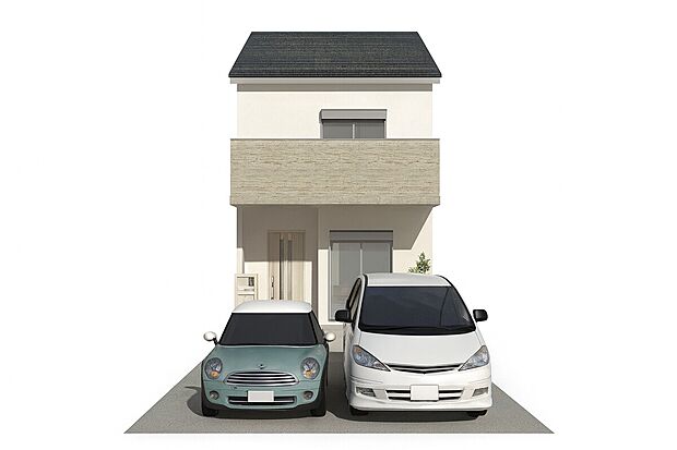 【【外観イメージパース】】長く住み続けるお家だからこそ、構造や間取りから内装、設備に至るまで徹底的にこだわりたい!そんな方にぴったりの自由設計です