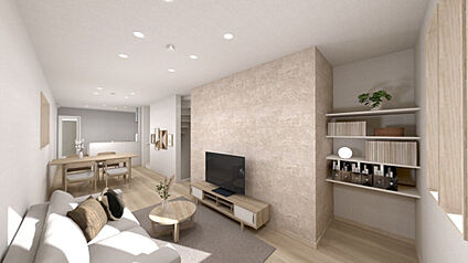 リビング18帖/イメージパース