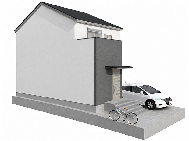 【【外観イメージパース】】現地でのお待ち合わせはもちろん、ご自宅や近隣の施設までお迎えも可能ですのでお気軽にお問い合わせください!※イメージパース図のため、実際の色味や材質とは異なる場合がございます。