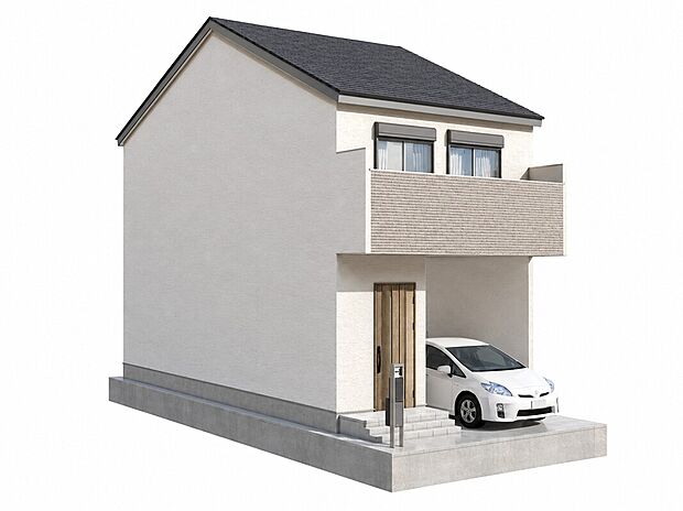 【【外観イメージパース】】現地でのお待ち合わせはもちろん、ご自宅や近隣の施設までお迎えも可能ですのでお気軽にお問い合わせください!※イメージパース図のため、実際の色味や材質とは異なる場合がございます。