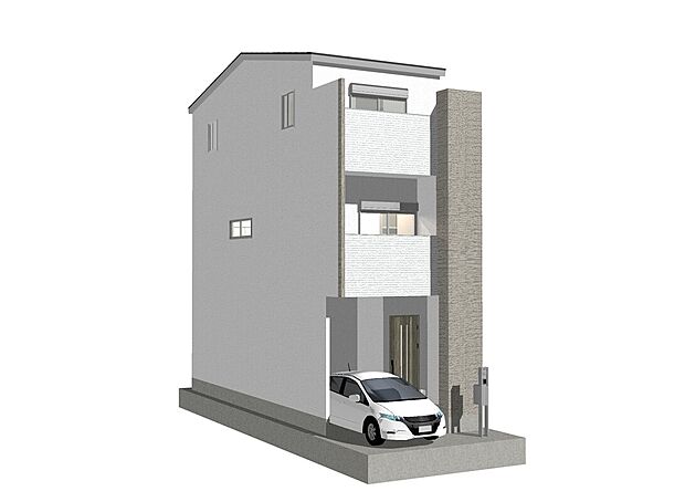 【【パース図:外観】】\令和9年3月完成予定/完成前のお住まいを、より具体的にイメージしていただけるよう作成した完成予想パースです。※イメージパース図のため、実際の色味や材質とは異なる場合がございます。