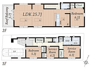 中野区 沼袋４丁目 新築戸建 全２棟 その他