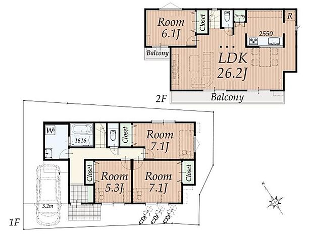 【区画図】土地面積116.12m2
◆◆ 【無料】 見学予約 受付中 ◆◆
TEL : 0120-530-132(通話無料)