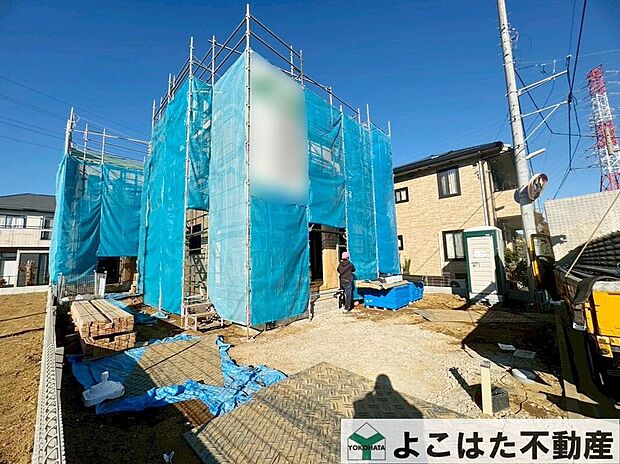 【外観】家族の“これから“を産む街で、ただいま建築中。これから新しい暮らしが生まれます。