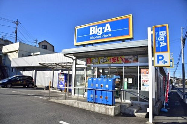 ビッグ・エー 八王子長沼町店（約660m）