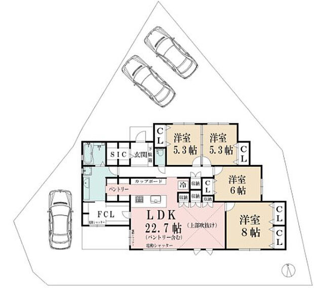 【4LDK】2026年2月築
ご家族でゆとりある暮らしを叶える4LDK新築戸建。4つの居室と広々としたLDKを備え、ご家族それぞれのプライベート空間と団らんの場をしっかり確保しました。お子様の成長に合わせて使い分けできる柔軟な間取りは、長期的なライフプランにも対応。最新の住宅設備と高い断熱性能で、一年を通して快適な暮らしを実現します。耐震性能にも優れ、ご家族の安全を守る安心の住まい。収納スペースも豊富で、すっきりとした生活を送れる理想的な物件です。