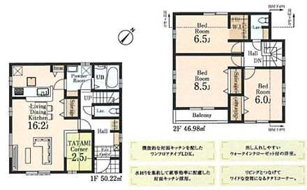 2026年10月築
家族の絆を深める、温かい空間が広がる3LDK新築戸建。リビングを中心とした間取りで、自然と家族が集まる住まいです。明るい陽光が降り注ぐ開放的なLDKは、ご家族団らんのひとときを豊かに演出。各個室もしっかりと確保され、プライバシーにも配慮された設計となっています。最新の断熱性能で一年中快適な室温をキープし、光熱費の削減にも貢献。子育て世代のご家族にぴったりの、機能性とデザイン性を兼ね備えた住まいとなっております。 