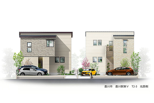 T-2、T-3／LDK17.8帖以上の開放感と、生活動線上の適材適所な収納が魅力。全居室収納や床暖房など標準装備も充実。住まいが自然に整い、家事時間をゆとりに変える、共働き世帯に優しい住まいです。