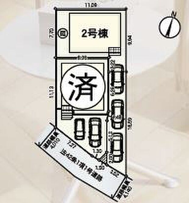 区画図　