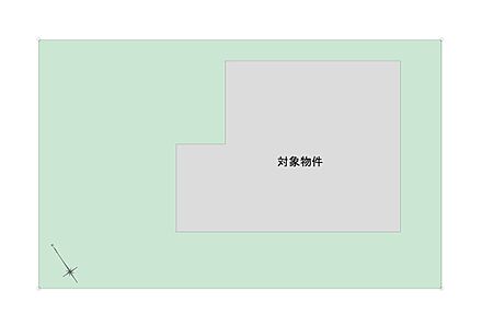 幅員約8mの公道に面し開放感のある区画です。 