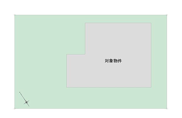【4LDK】幅員約8mの公道に面し開放感のある区画です。
