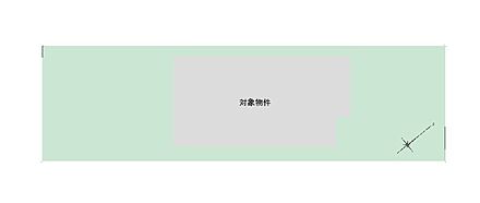 土地面積は約55坪とゆとりのある広さです。 