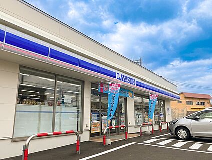 ローソン富岡赤川通店 450m(徒歩6分)