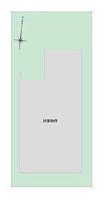 約35坪のゆとりある敷地。2台分のカースペース付きで来客時やセカンドカー置き場にも便利です。 