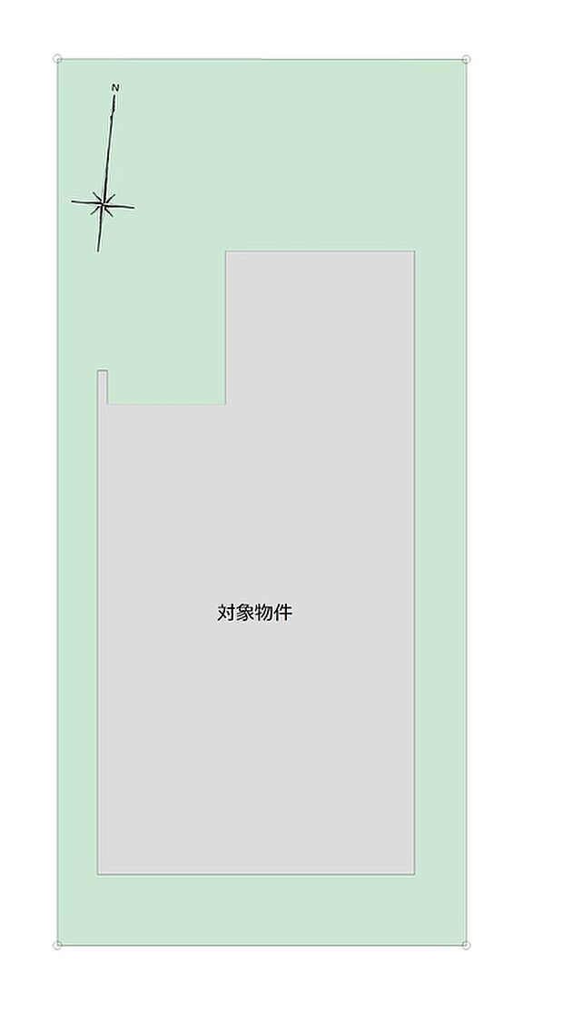 【4LDK】約35坪のゆとりある敷地。2台分のカースペース付きで来客時やセカンドカー置き場にも便利です。