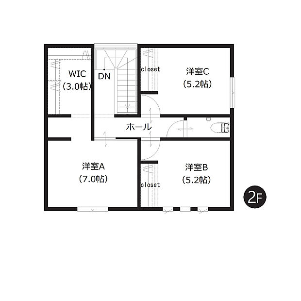 【4LDK】主寝室にはテレワークや趣味に集中できる書斎カウンターを設置!ライフスタイルに合わせた使い方ができます。