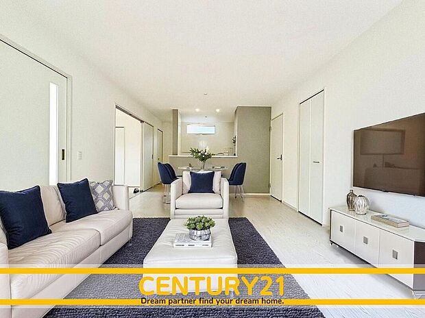 ※家具・CG加工はイメージです。販売価格等には含まれません。
■■憩いのリビング■■
リビングとダイニングの空間機能を活かし、巧みに使い分ける発想が、ライフスタイルに新しいゆとりをもたらします。