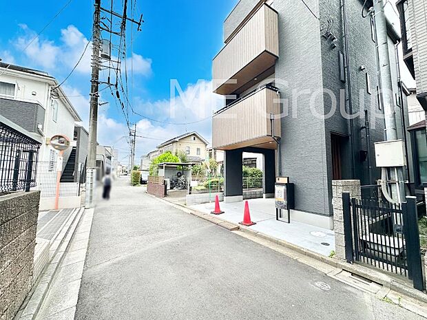 【前面道路含む現地写真】ここから始まる新生活を応援いたします