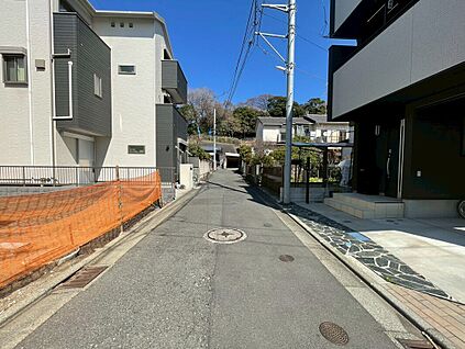 現地前面道路
