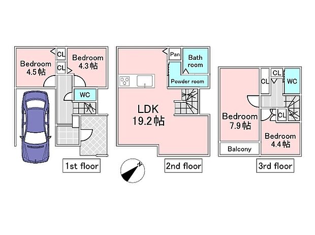 【E号棟参考プラン】建物込4980万円、土地面積62.11ｍ2、建物面積106.35ｍ2
期間限定！建物フリープランに付き、お客様のご要望をお聞かせください！