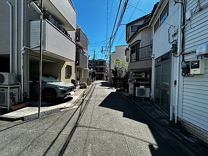 現地前面道路