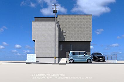 【完成予想図(外観)/2号棟】