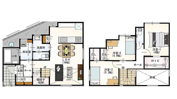 建物価格1760万円、建物面積87.56m2
