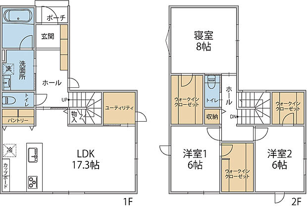 全居室WIC付の収納力のある戸建です!
