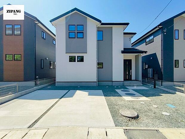 【現地外観写真】現地完成済みですので即日見学可能です♪周辺物件とともにご紹介させていただきますのでお気軽にお問い合わせください!