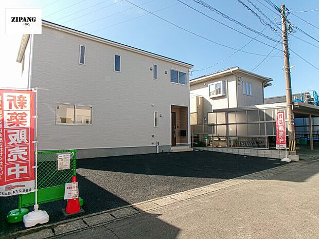 【現地外観写真】現地完成済みですので即日見学可能です♪周辺物件とともにご紹介させていただきますのでお気軽にお問い合わせください！ 