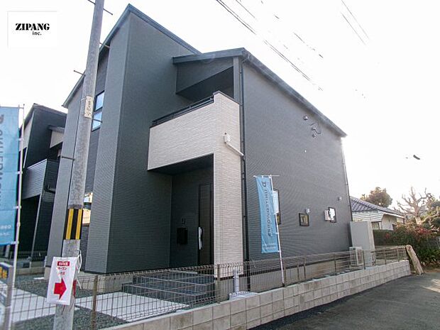 【現地外観写真】現地完成済みですので即日見学可能です♪周辺物件とともにご紹介させていただきますのでお気軽にお問い合わせください!