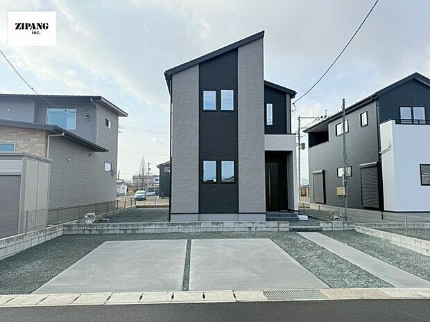 【現地外観写真】現地完成済みですので即日見学可能です♪周辺物件とともにご紹介させていただきますのでお気軽にお問い合わせください!