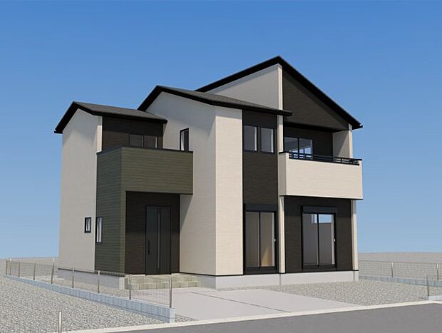 【現地外観写真】ただいま建築中です♪周辺物件とともにご紹介させていただきますのでお気軽にお問い合わせください。（外観は完成イメージです） 