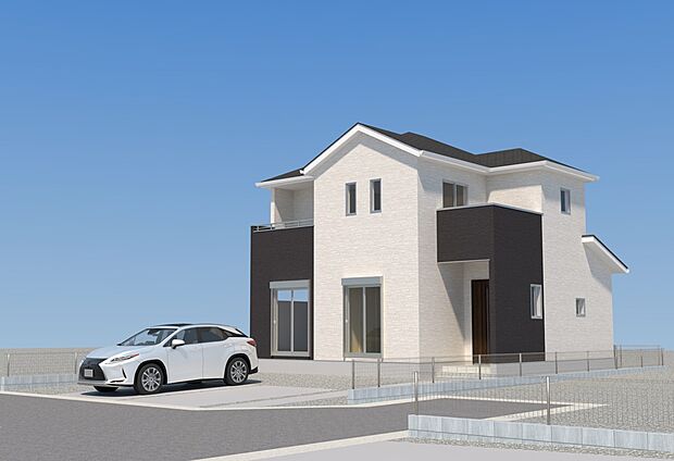 【現地外観写真】ただいま建築中です♪周辺物件とともにご紹介させていただきますのでお気軽にお問い合わせください。（外観は完成イメージです）