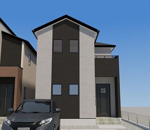 【現地外観写真】ただいま建築中です♪周辺物件とともにご紹介させていただきますのでお気軽にお問い合わせください。（画像は完成イメージです） 