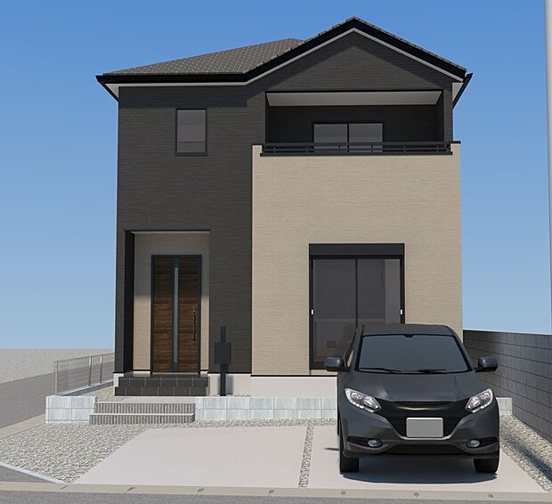 【現地外観写真】ただいま建築中です♪周辺物件とともにご紹介させていただきますのでお気軽にお問い合わせください。（外観は完成イメージです） 