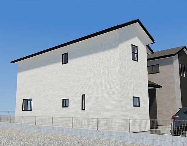 【現地外観写真】ただいま建築中です。周辺物件とともにご紹介させていただきますのでお気軽にお問い合わせください。（外観は完成イメージです） 