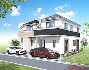 専任販売物件 × 美しい整形地に全2棟 × 1階LDK水廻り集約型 × 暮らし易さが伝わるお家 外観