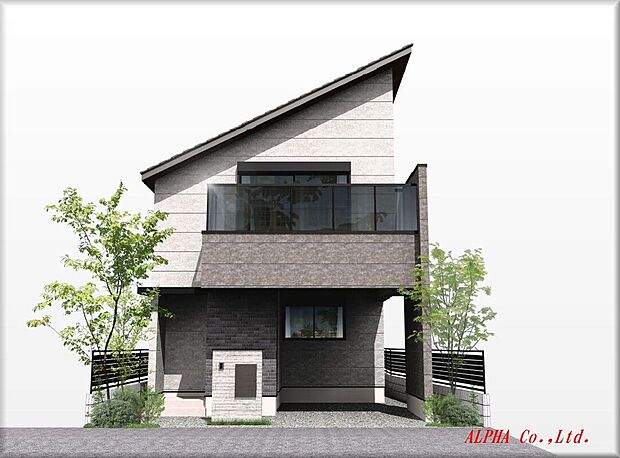 白を基調とした外壁が、明るく爽やかな印象です。街並みに自然と調和しながらも、ひときわ目を引く存在感を放ちます。BELSライベル評価書・住宅性能評価書取得、住宅ローンも好優遇対象物件になります。