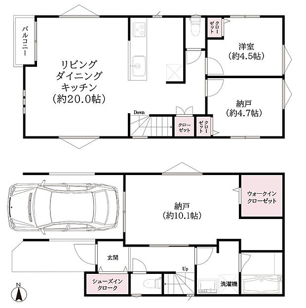 建築面積107.02m2