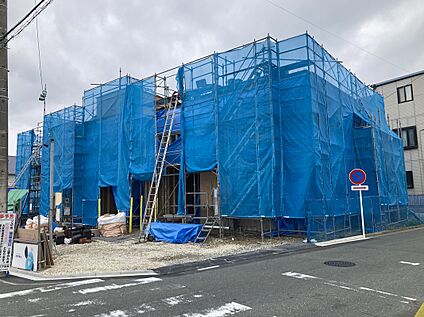 【A棟　外観パース】