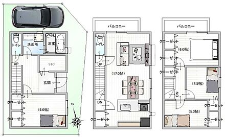 参考プラン(1)土地建物セット価格3680万円 