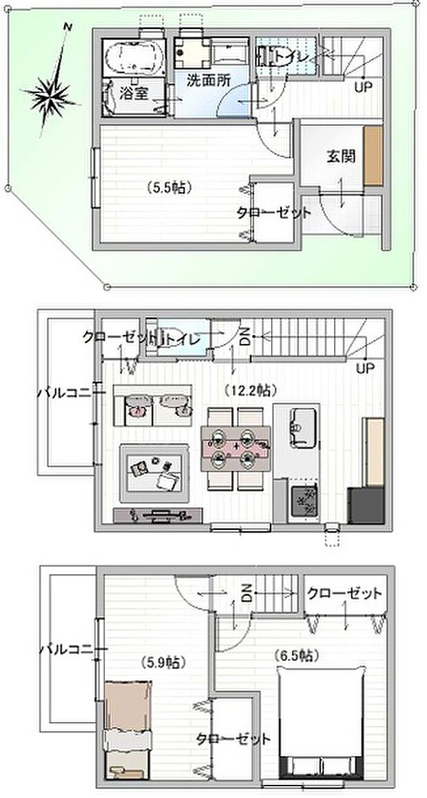 参考プラン(2)土地建物セット価格3780万円