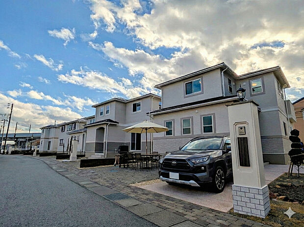 【新区画5邸現地写真】現地(2025年12月28日撮影)
※実際の外観写真にCGで一部処理を施しております。