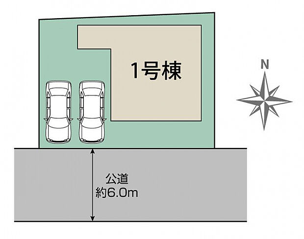 札幌市西区発寒12条5丁目1棟 区画図