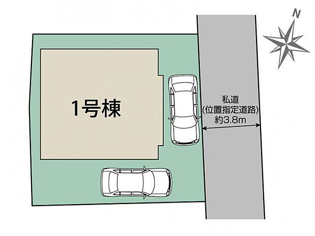 千葉市花見川区宮野木台1丁目1棟 区画図
