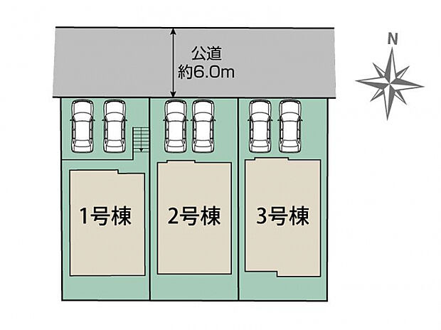 千葉市若葉区原町3棟 区画図