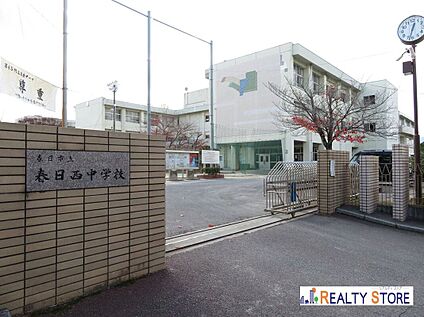 春日市立春日西中学校 100m