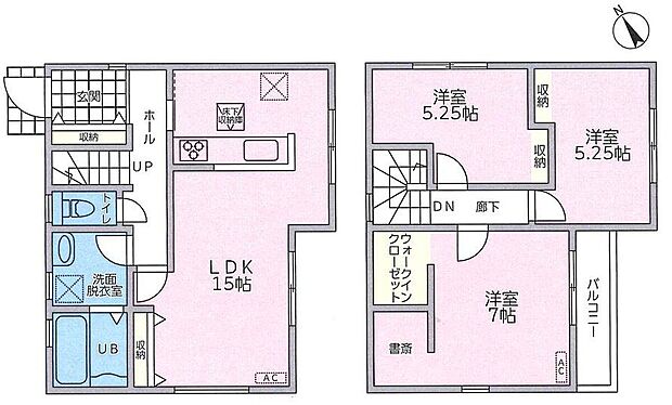【3LDK】※図面と異なる場合は、現況を優先します。