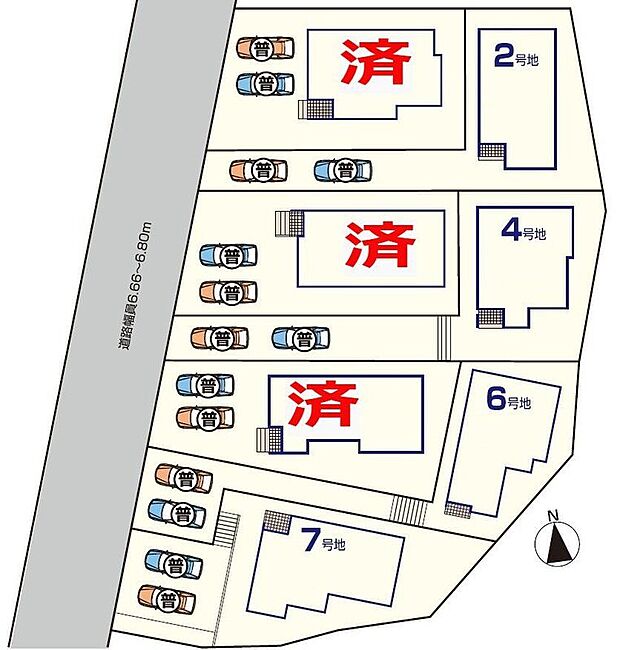 【全体区画図】【区画図】